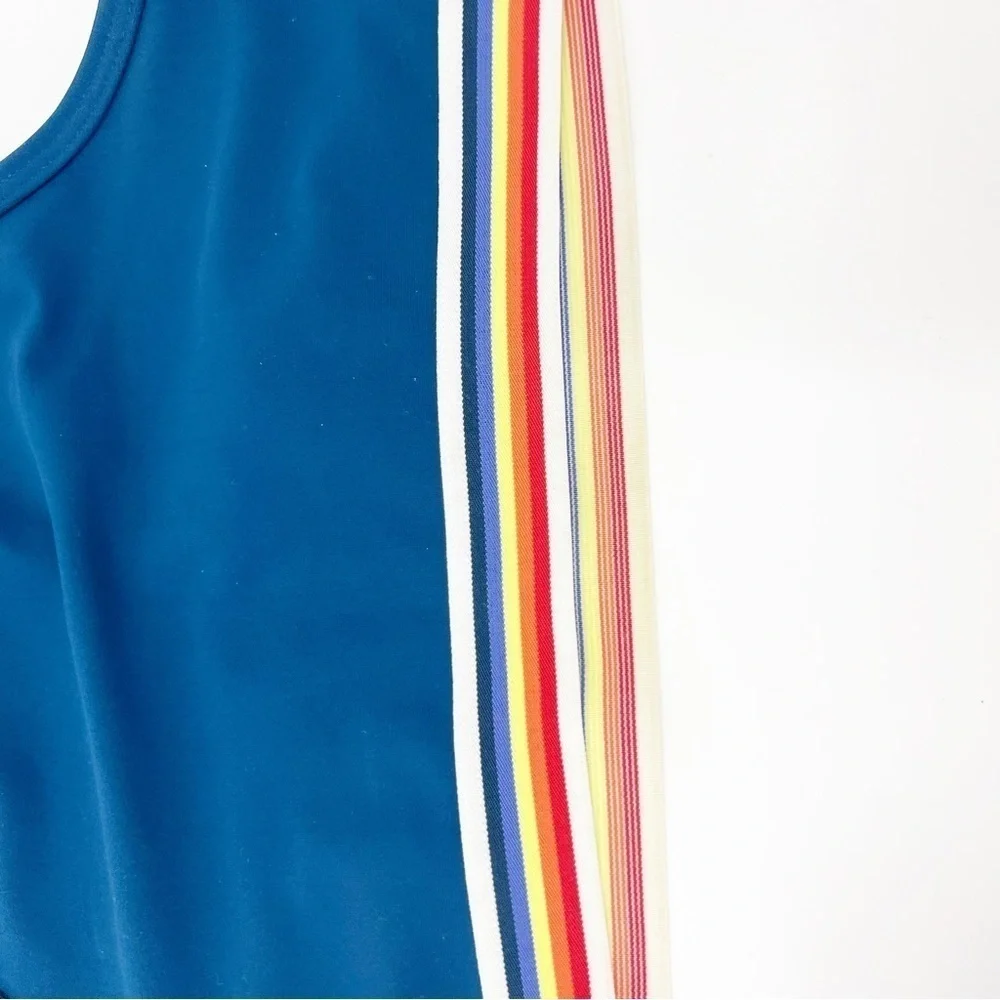 ✅ Zella Girl Pop Trim SWIM‎ TOP SIZE 14